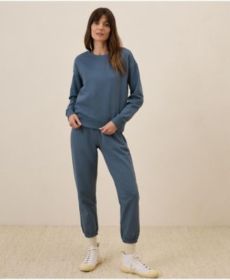 Women's Organic Cotton Cloud Brushed Fleece Crew Sweatshirt