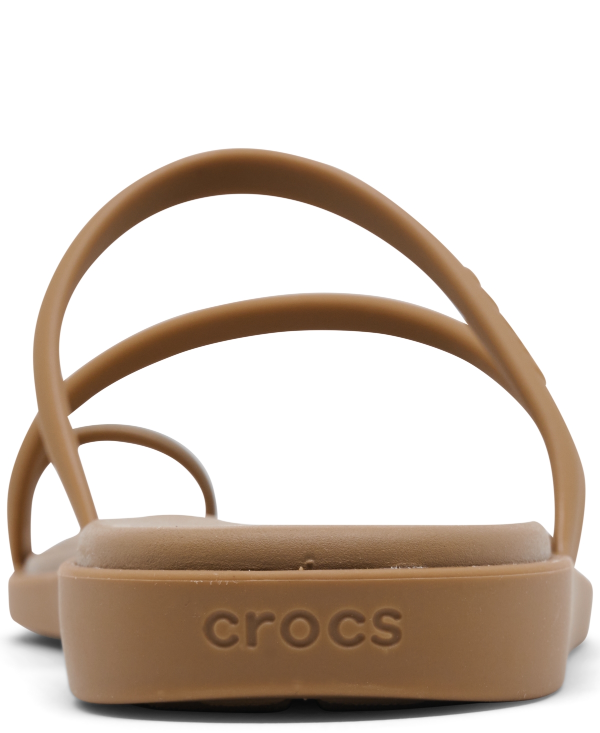 Crocs Women's Miami Metallic Toe Loop Sandals From Finish Line In Tan,bronze