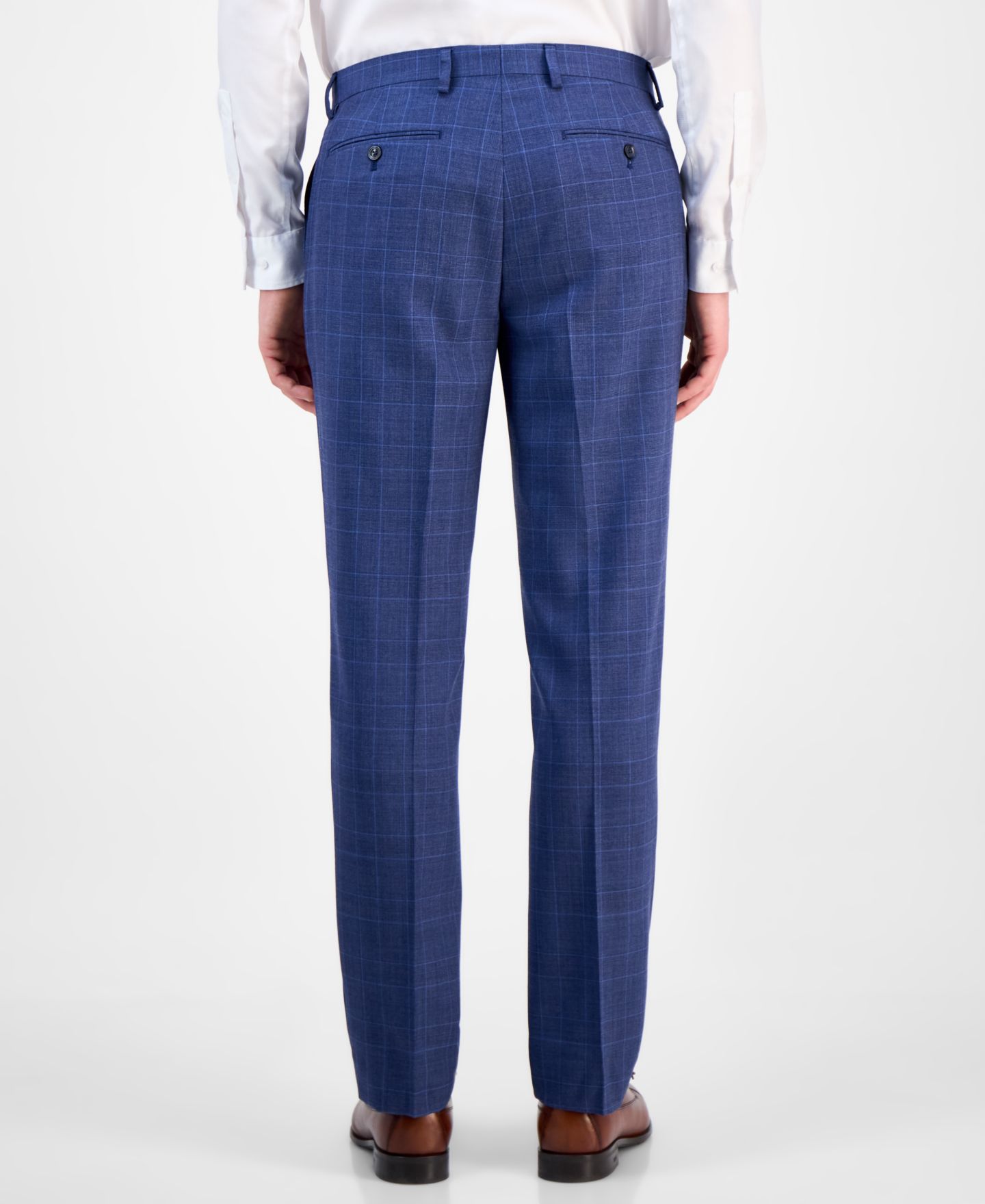 Мужские брюки Charles Tyrwhitt Classic-Fit Suit Separates Pant, цвет: Синий — фото 2