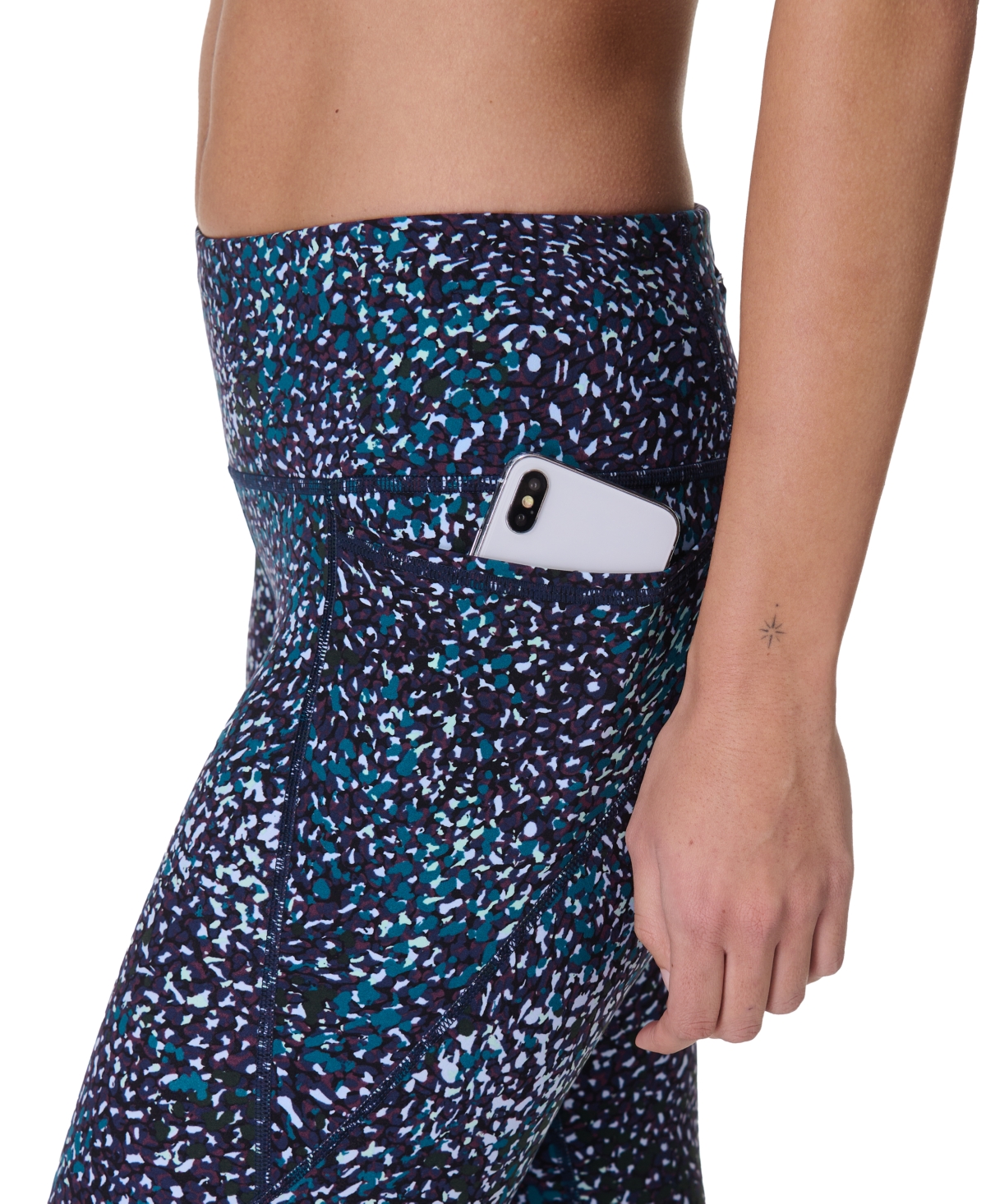 SWEATY BETTY WOMEN'S POWER PRINTED 7/8-LENGTH WORKOUT LEGGINGS 