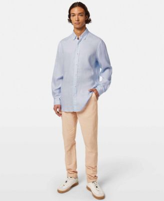 Men's Long-Sleeve Linen Shirt 