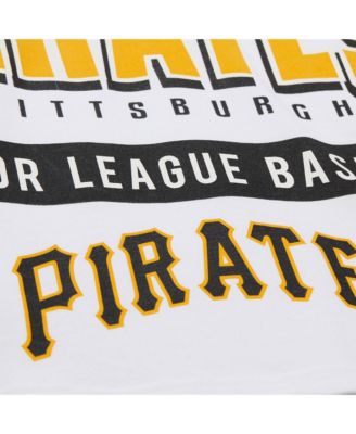 Men's White Pittsburgh Pirates Cooperstown Collection Team Origins Premium T-Shirt