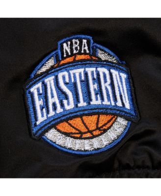 Men's Black Orlando Magic Hardwood Classics Team OG 3.0 Lightweight Satin Full-Snap Jacket