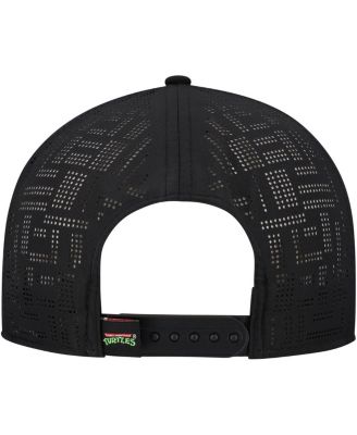 Men's Black Teenage Mutant Ninja Turtles Rope Trucker 9FIFTY Snapback Hat