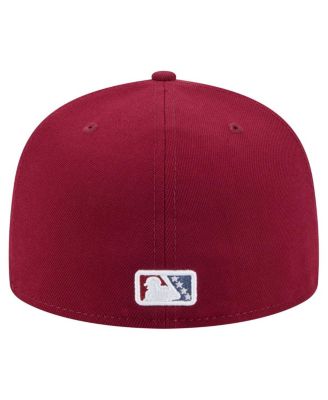 Men's&nbsp;Burgundy Frisco RoughRiders Authentic Collection 59FIFTY Hat