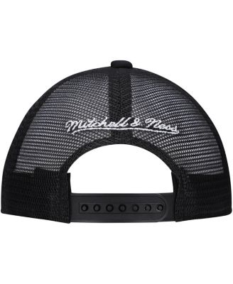 Big Boys and Girls Black Chicago Blackhawks Core Trucker Adjustable Hat