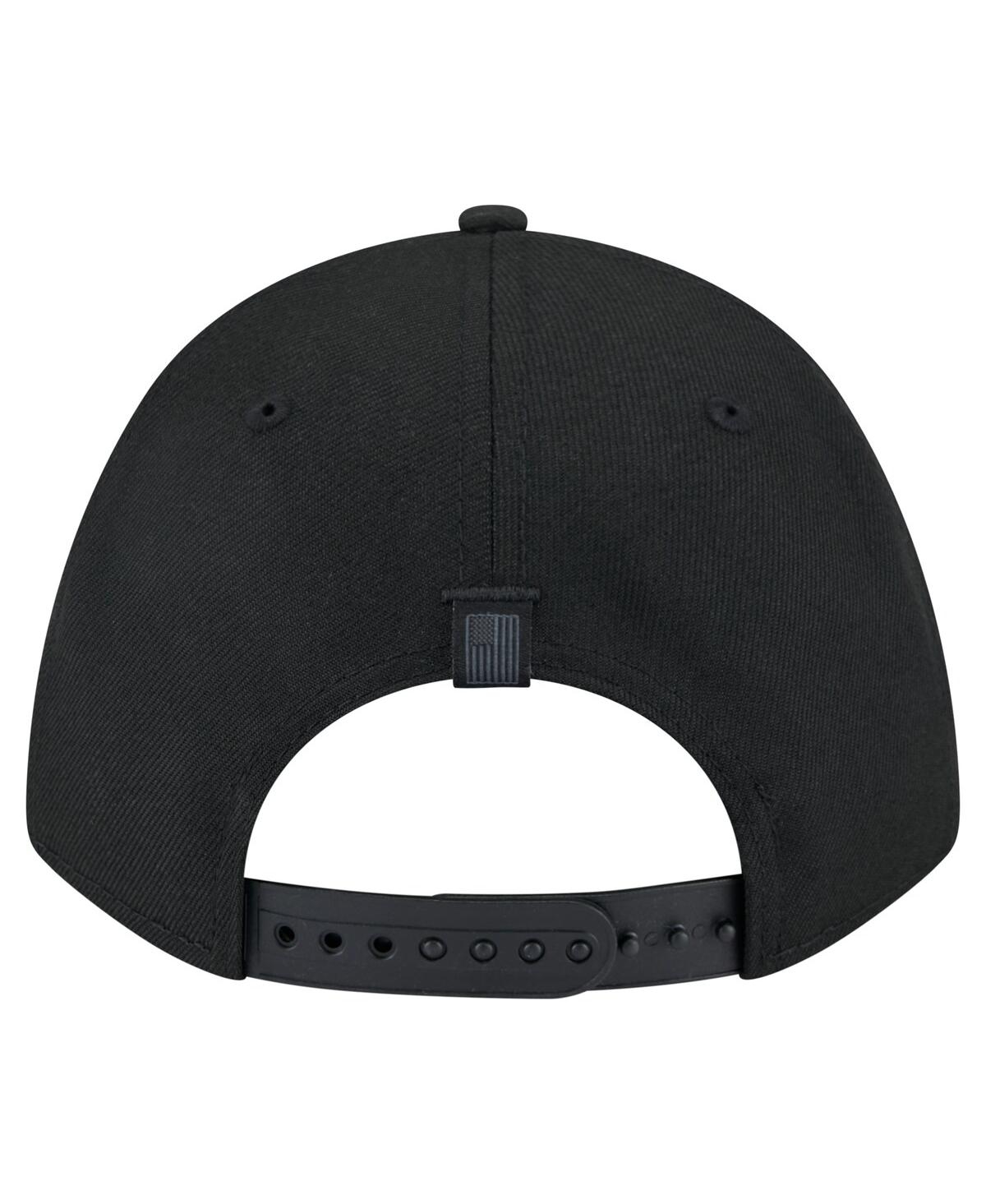 New Era Men's Black Boston Celtics Game Day Flag A-frame 9forty Adjustable Hat In Black