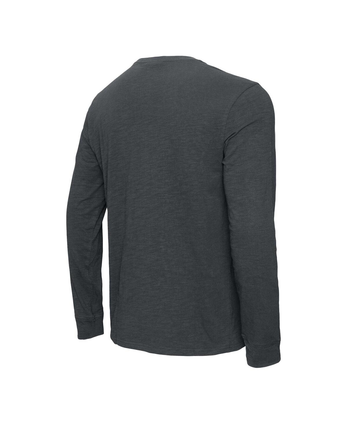 Mitchell & Ness Men's Charcoal Ohio State Buckeyes Team Pride Long Sleeve T-shirt In Charcoal