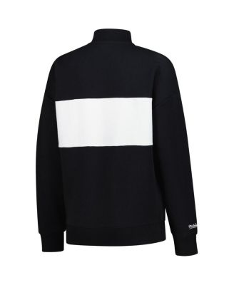 Women's Black Green Bay Packers Quarter-Zip Jacket