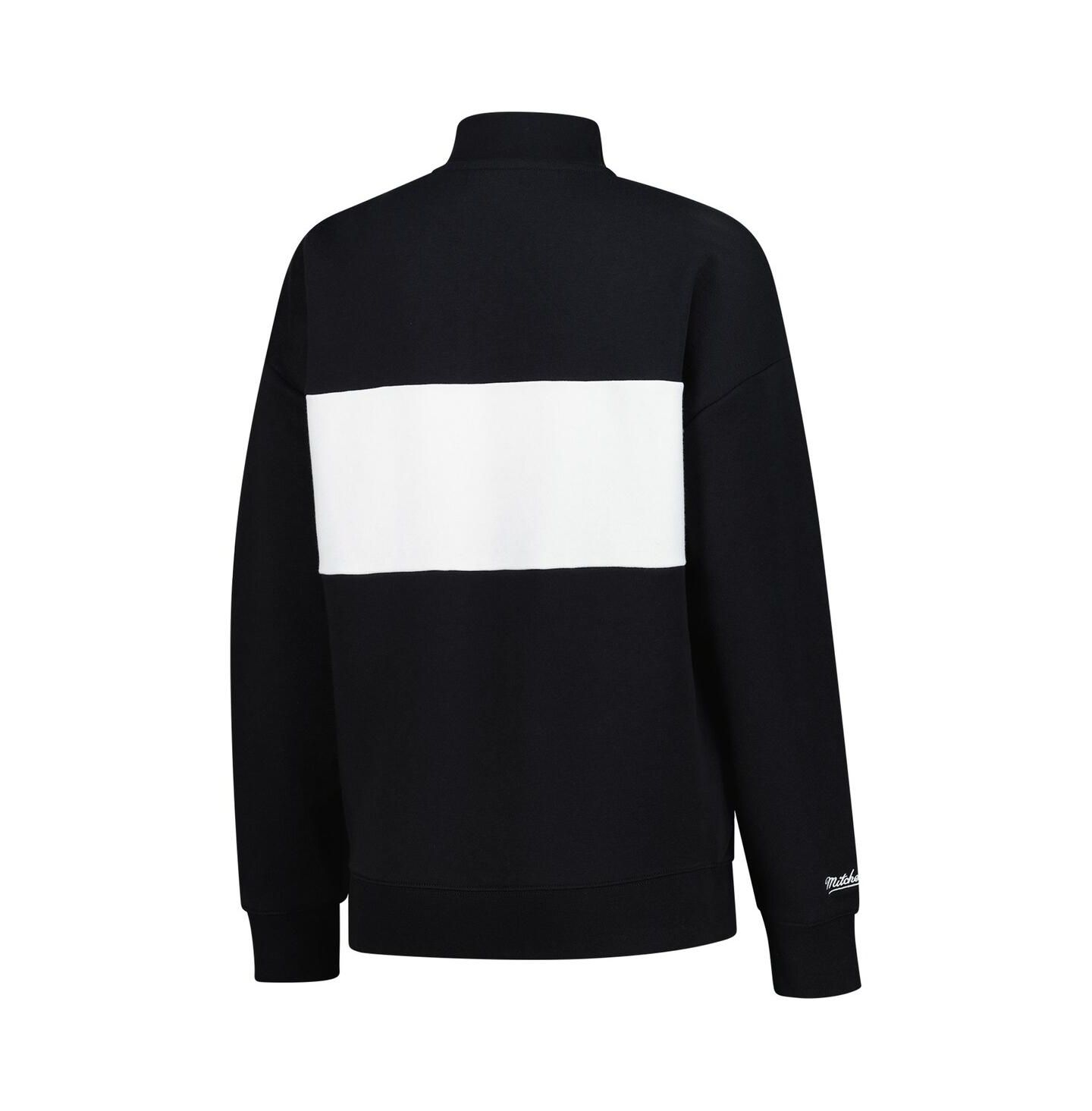 Женская куртка Mitchell & Ness Black Green Bay Packers Quarter-Zip — фото 2