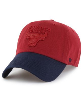 Men's x Tommy Hilfiger Red/Navy Chicago Bulls Courtside Cleanup Adjustable Hat