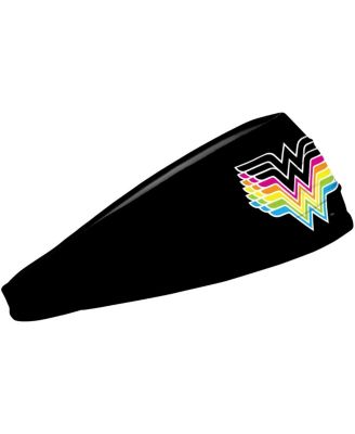 Men's and Women's Wonder Woman Rainbow Logo Headband
