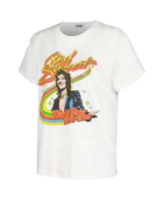 Women's White Rod Stewart 1978/79 World Tour Graphic T-Shirt