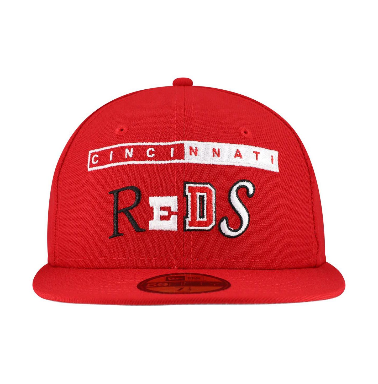 Мужская кепка New Era Red Cincinnati Reds Ransom 59FIFTY Hat — фото 5