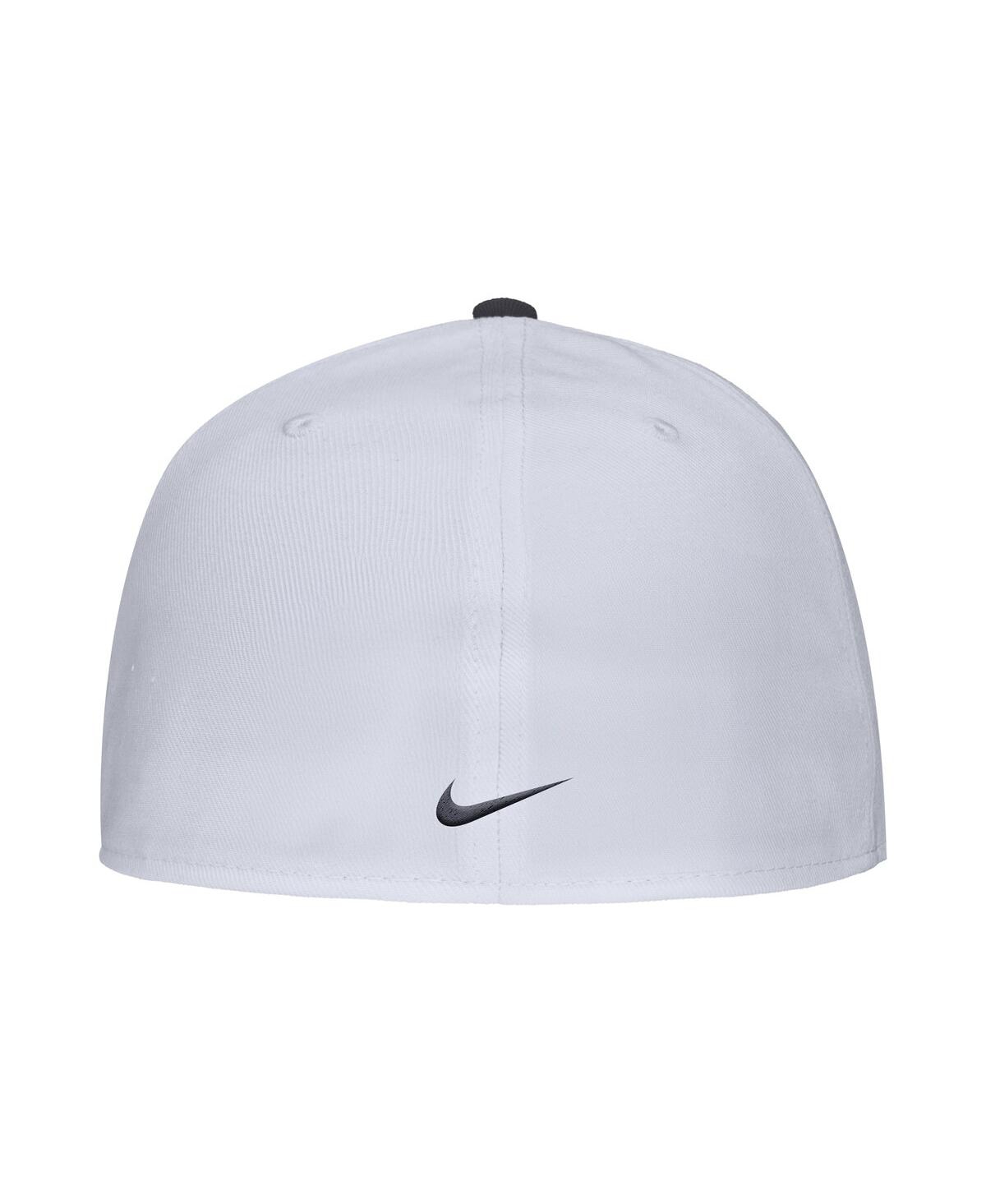 Nike Men's White Washington State Cougars On-field Baseball Performance Fitted Hat In White