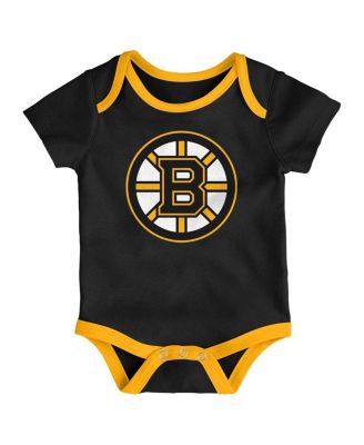 Newborn Boston Bruins Loyal Buddies Bodysuit 3-Pack