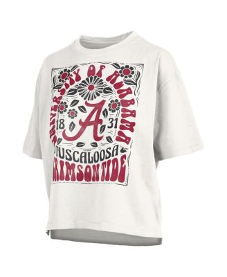 Women's White Alabama Crimson Tide Harmony Oversized T-Shirt