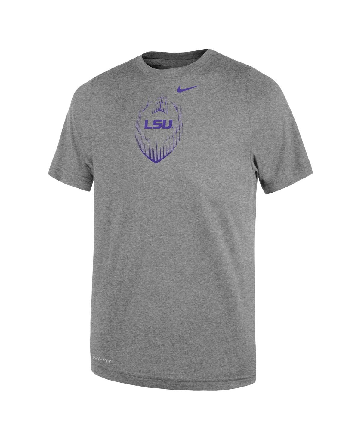Nike Toddler Gray Lsu Tigers Legend Football Performance T-shirt In Gray