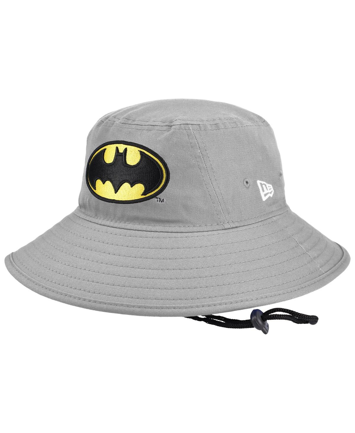 NEW ERA MEN'S GRAY BATMAN BUCKET HAT 