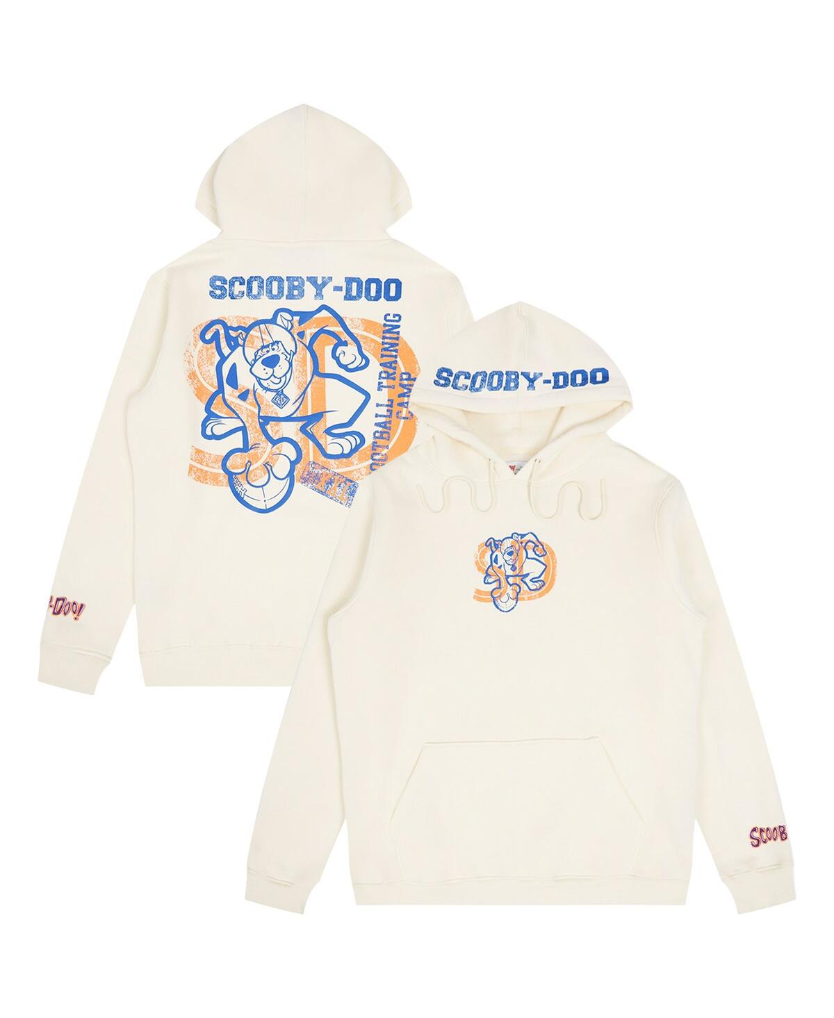 Men's Cream Scooby-Doo Training Camp Pullover Hoodie - Cream