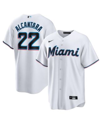 Nike - Sandy Alcantara White Miami Marlins Replica Player Jersey
