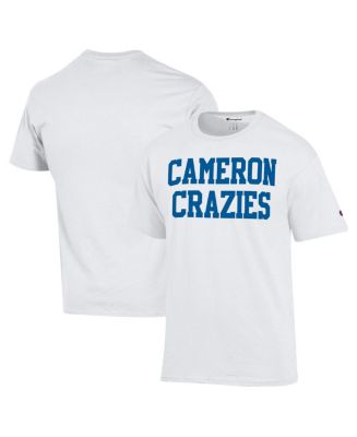Champion Men's White Duke Blue Devils Cameron Crazies T-Shirt - Macy's