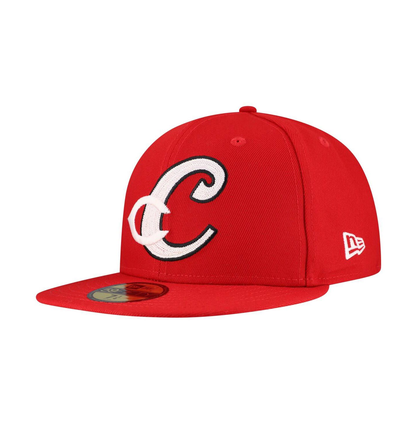 Мужские головные уборы New Era Red Cincinnati Reds Duo Logo 2.0 59FIFTY Hat — фото 1