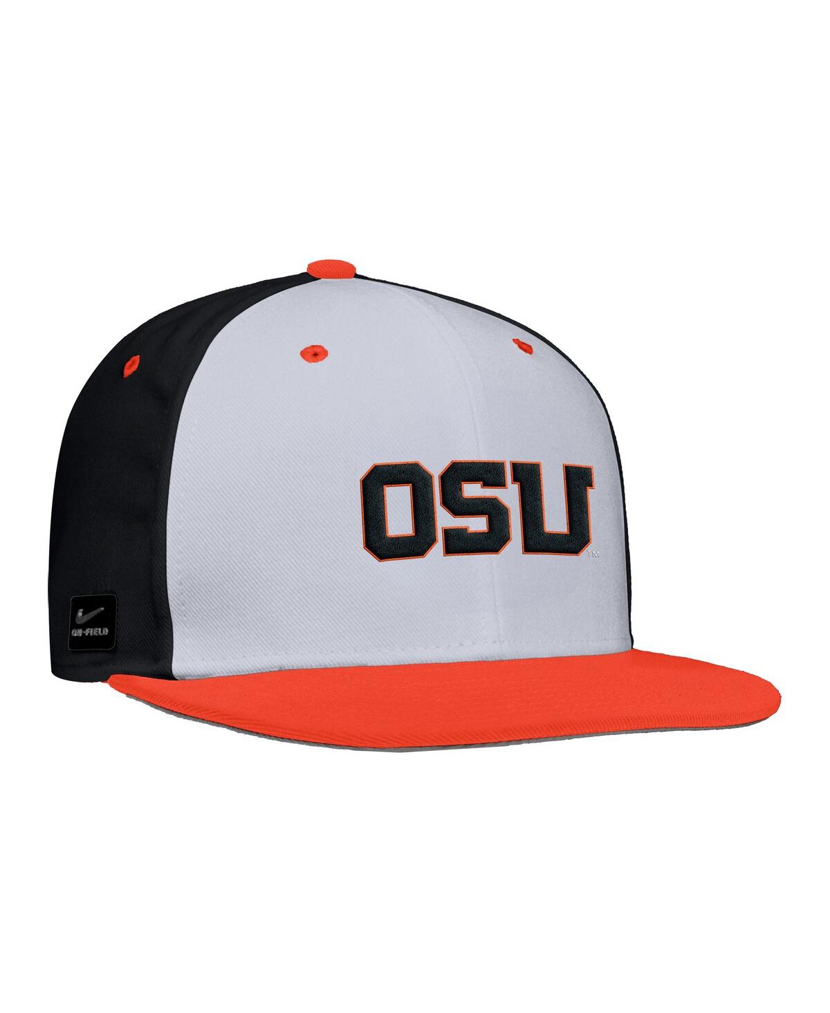 Nike Men's Black Oregon State Beavers On-field Baseball Performance Fitted Hat In Black
