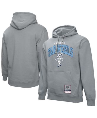 Mitchell & Ness - Men's  Heather Gray North Carolina Tar Heels Classic Arch Pullover Hoodie