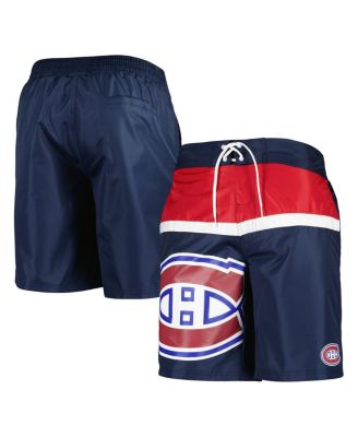 Starter - Men's  Navy Montreal Canadiens Sea Wind Swim Trunks