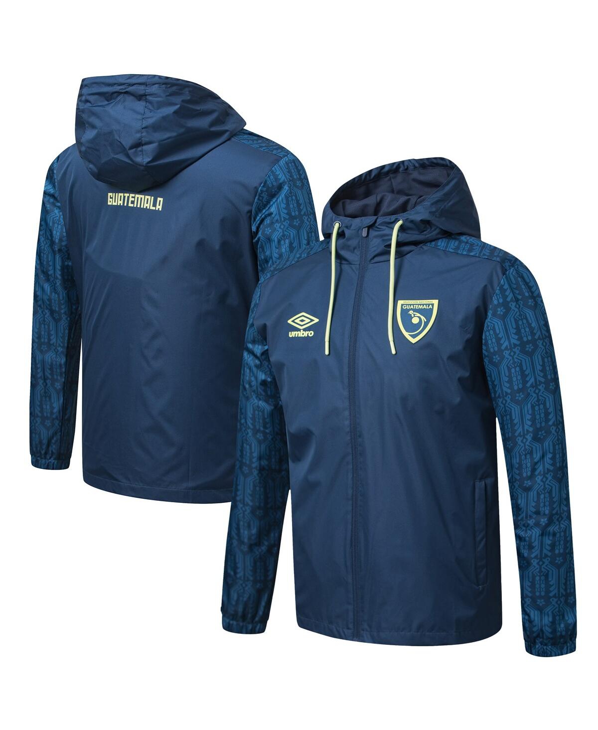 Men's Navy Guatemala National Team 2025 Full-Zip Rain Jacket - Navy