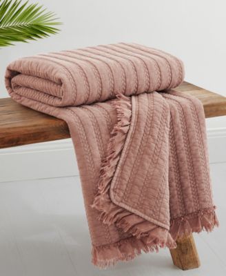 Wilhemina Stone Washed Quilted Throw, 50" x 60"