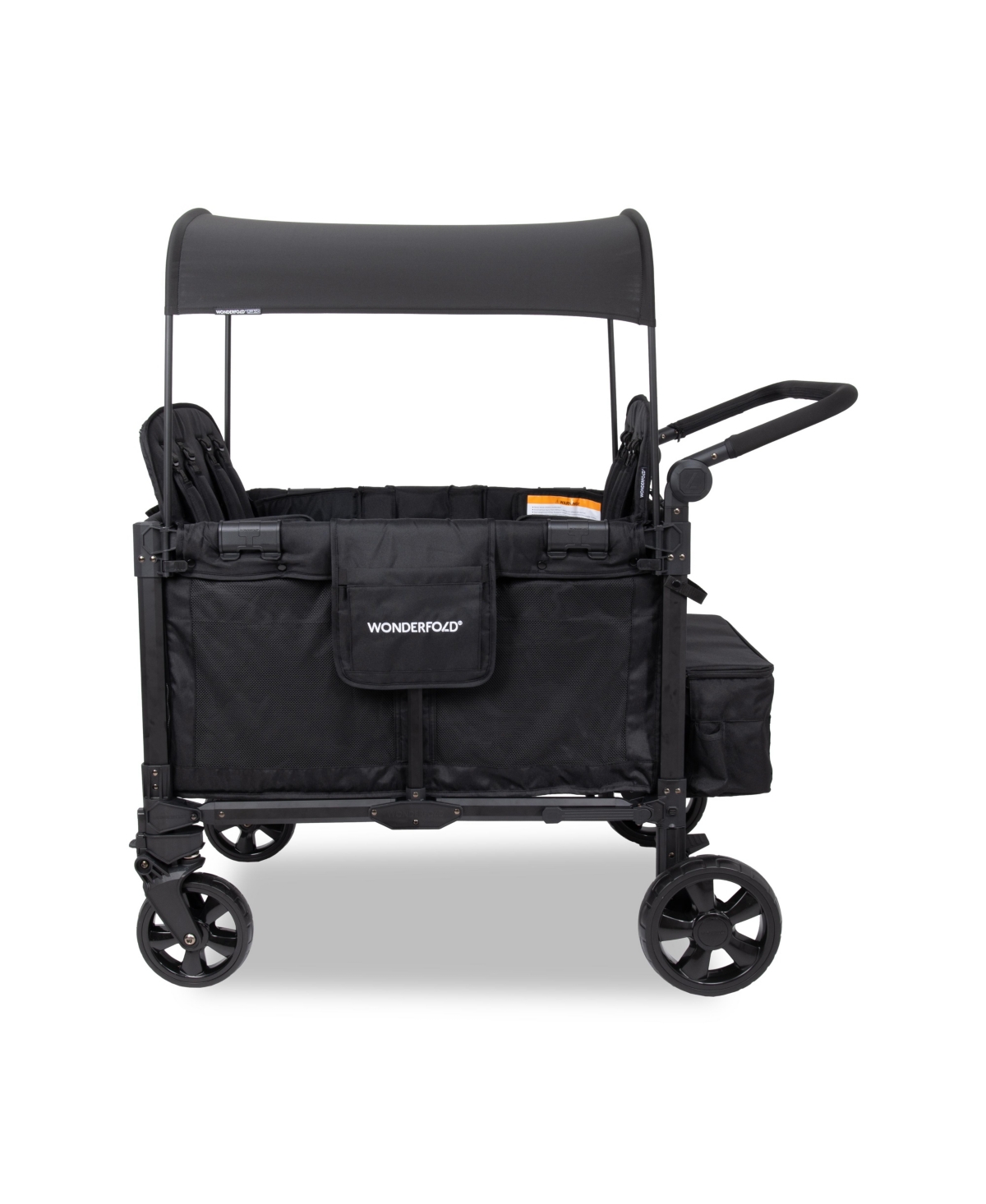 Wonderfold Wagon Infant Quad Stroller Wagon With Lighter Frame In Black