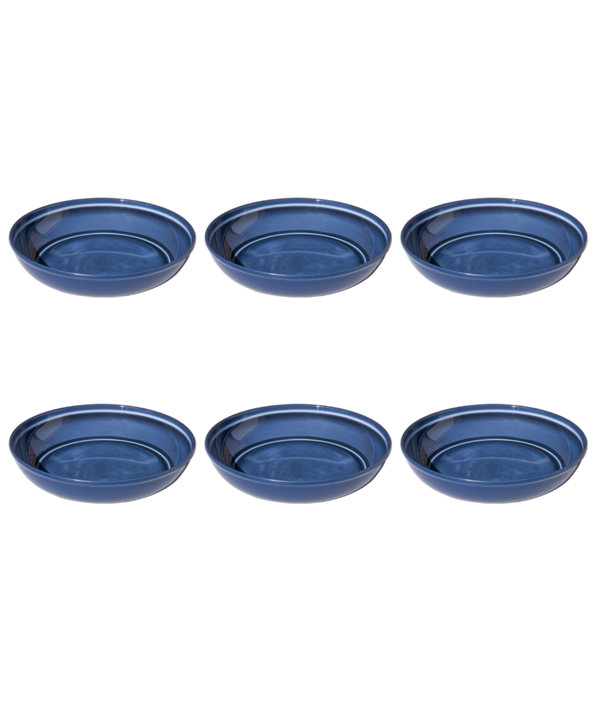 Madison 6-Pc. Low Bowls, Service For 6 - Blue