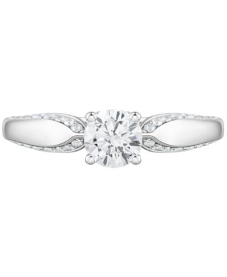 Diamond Engagement Ring (1 ct. t.w.) in 14K White Gold