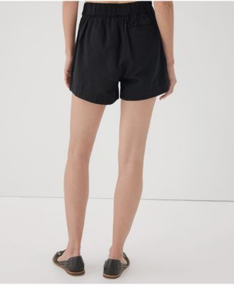 Canopy Linen Blend High-Waisted Short