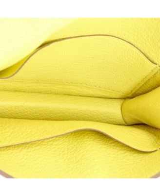 Pre-Owned Hermes Roulis Slim Wallet Chevre Mysore