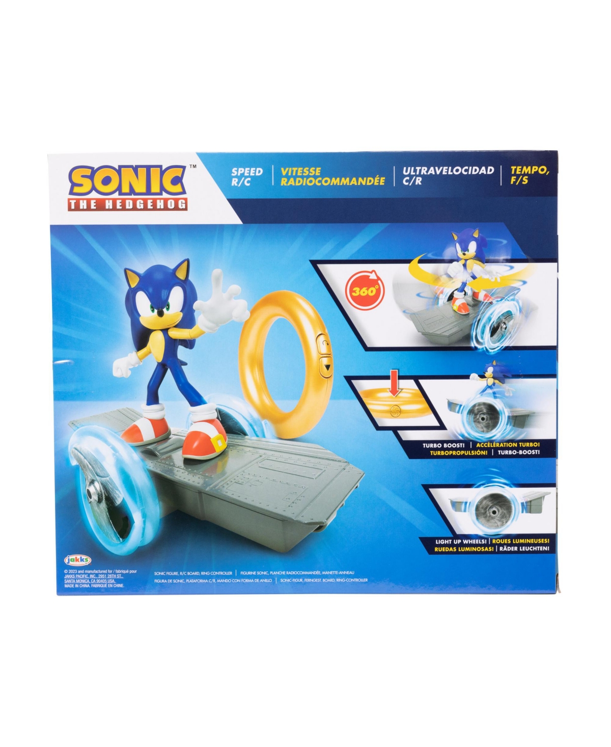 SONIC THE HEDGEHOG SPEED REMOTE CONTROL VEHICLE 