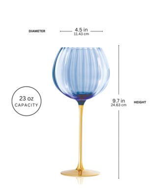 Posh Ballon Glasses, Set of 2