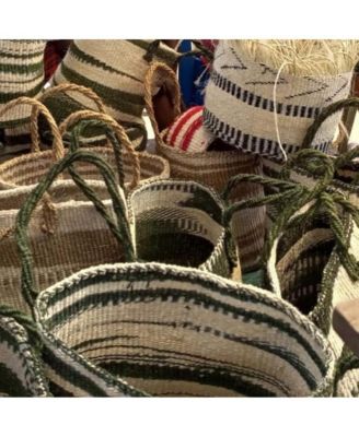 Healing Handmade Sisal Tote Basket Bag