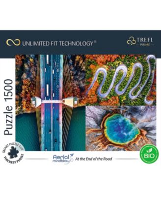 Prime 1500 Piece Puzzle - Aerial Mindblow: At the End of the Road