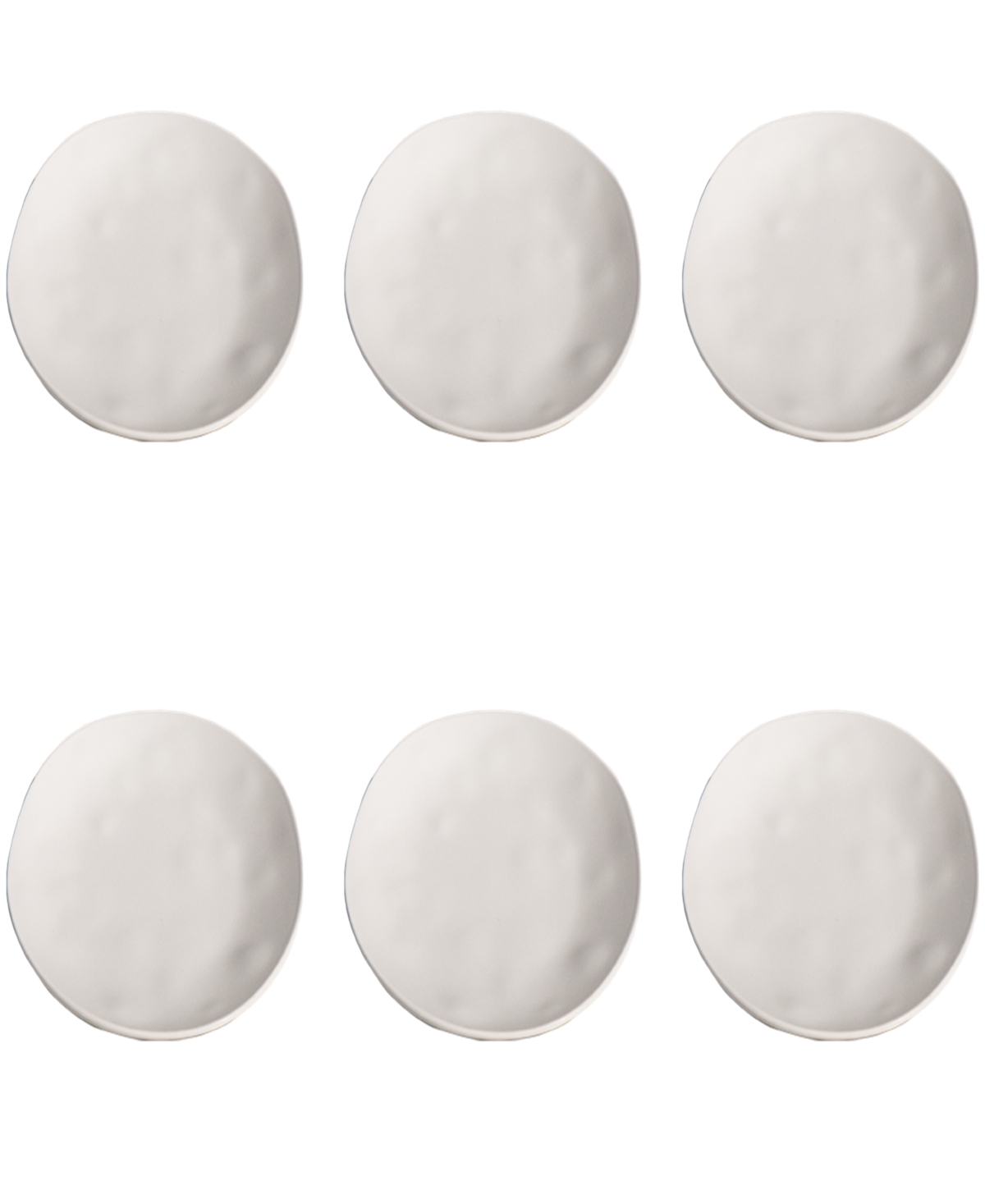 Melamine 6-Pc. Salad Plates, Service For 6 - Cream