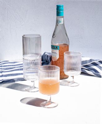 Party Sleeve Stemless Glasses, Set of 6