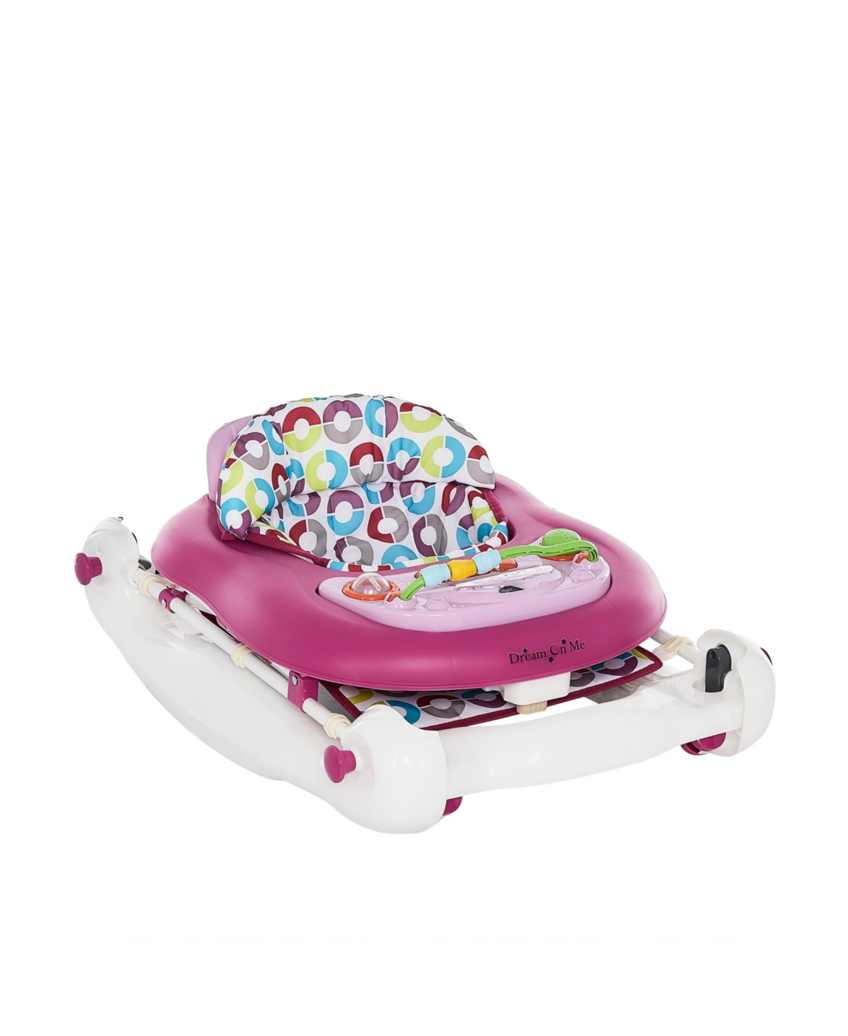 Dream On Me Go-Getter Baby Walker and Walk Behind Walker, Orange