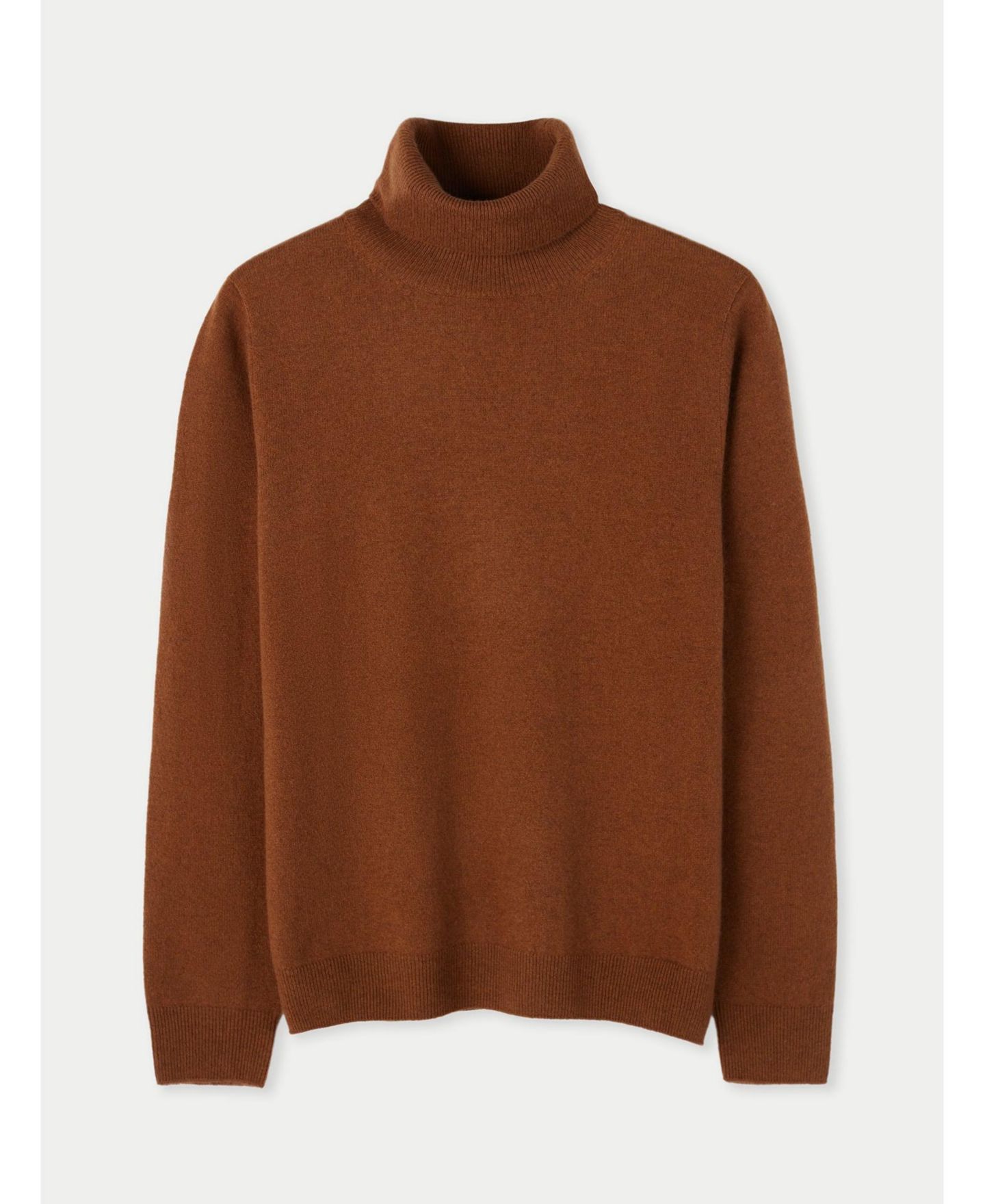 Женский свитер Gobi Cashmere Essential Cashmere Turtle Neck, цвет: Коричневый — фото 6