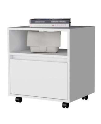 Tech-Integrated 1-Drawer Nightstand for Modern Homes