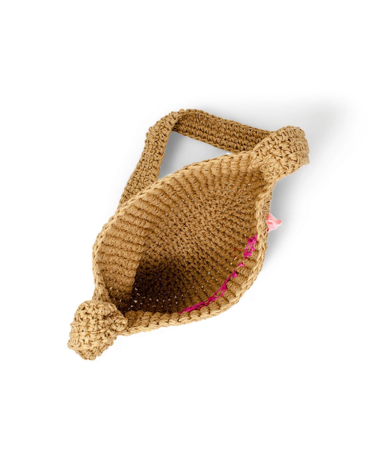 Сумка Tiny Treats + Zomi Gems Wicker Crossbody Message Charm Tote, Hot Pink "Love" для девочек, цвет: Розовый, вариант 1 — фото 3