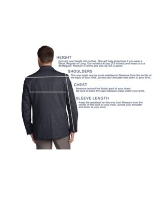 Big & Tall Shadow Plaid Sportcoat