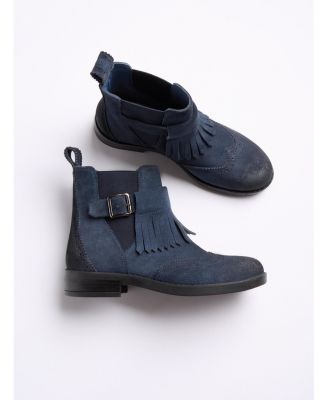 Brogue Strap Chelsea Boot