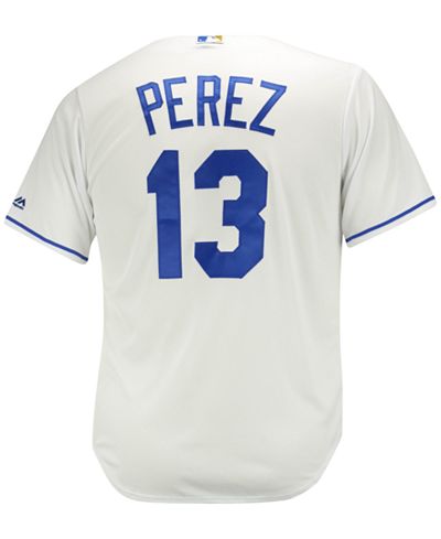 Majestic Men's Salvador Perez Kansas City Royals Replica Jersey
